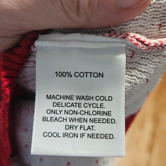 Maximus Rex Boys Sweater Size 6‎ Red Reindeer Fair Isle Nordic Christmas Knit - Picture 9 of 9